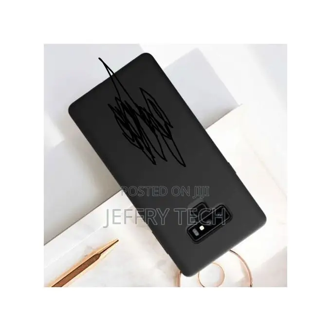 Black Silicon Case for Samsung Galaxy Note 9