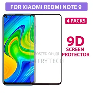 Xiaomi Redmi Note 9 Full Glue 9D Tempered Glass Protectors