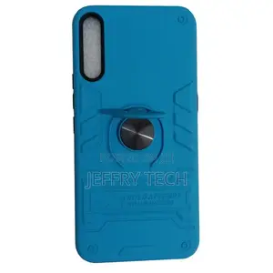 Ring Cover Phone Case for Tecno Camon 12pro Blue