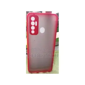 Hard Cover Phone Case for Tecno Spark 7p Red
