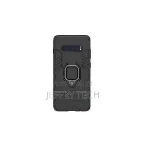 Ring Cover Phone Case for Samsung Galaxy S10 Black