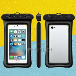 Clear Floating Waterproof Underwater Cell Phone Touch-Black