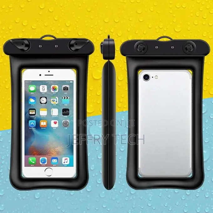 Clear Floating Waterproof Underwater Cell Phone Touch-Black