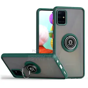 Clear Ring Case for Samsung Galaxy A71 Back Case