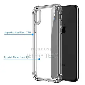 iPhone XS Case, iPhone X Case, Crystal Clear Hard PC Panel
