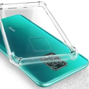 Redmi Note 9 Pro Case, Transparent Soft Gel TPU Reinforced