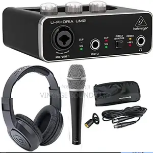 Behringer Uphoria Um2 Studio Podcast and Live-Streaming Set
