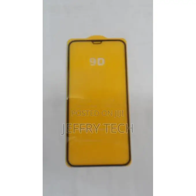 iPhone 11 Full Cover 9D Tempered Glass Screen Protector - Bl