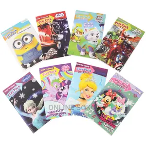 Kids Art Craft Grab Go Play Pack Colouring Book