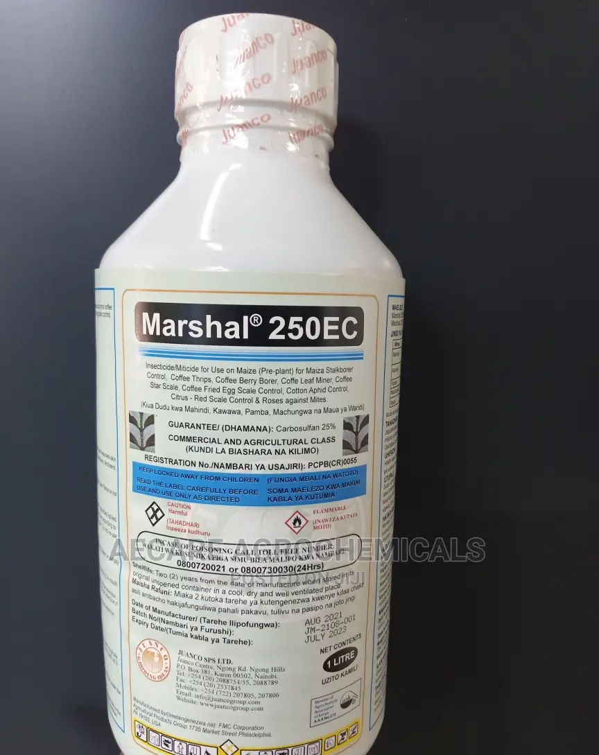 Marshal 250ec Insecticide 1 Litre