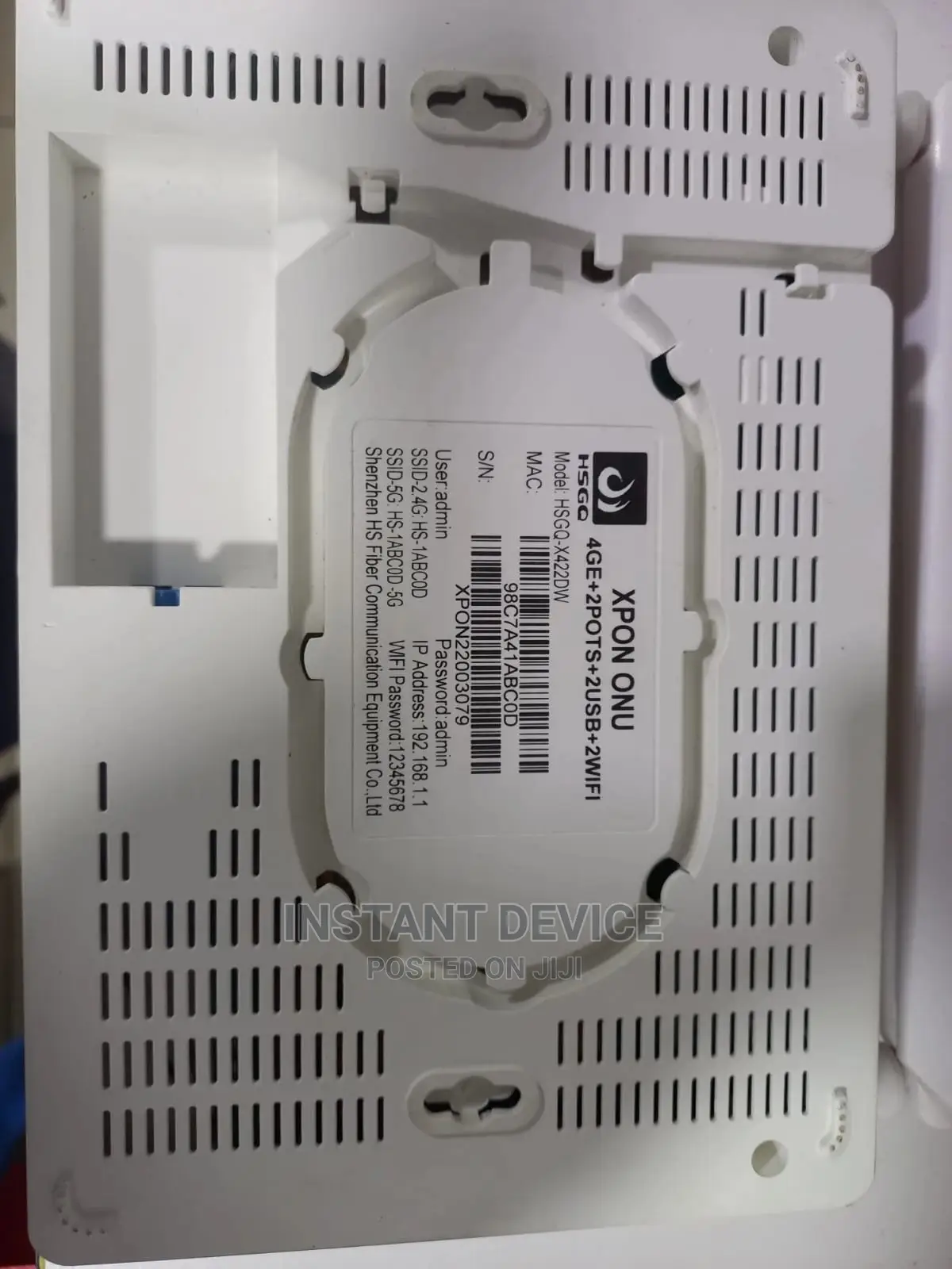 HSGQ Xpon Onu Fiber Router