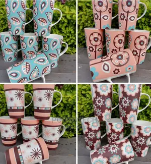 6pcs Ceramic Mugs ;