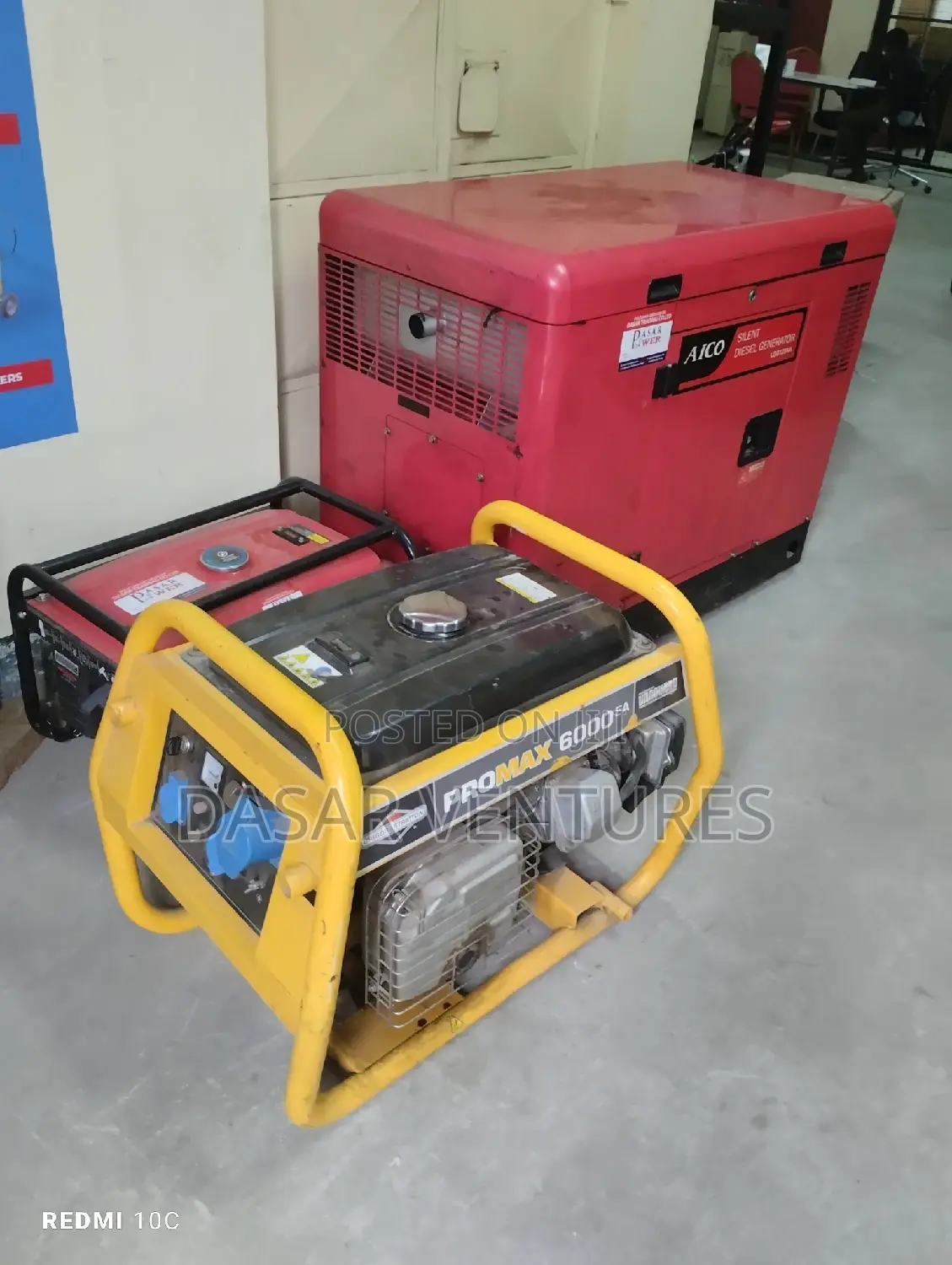 Generator Hire 3kva,6kva,10kva
