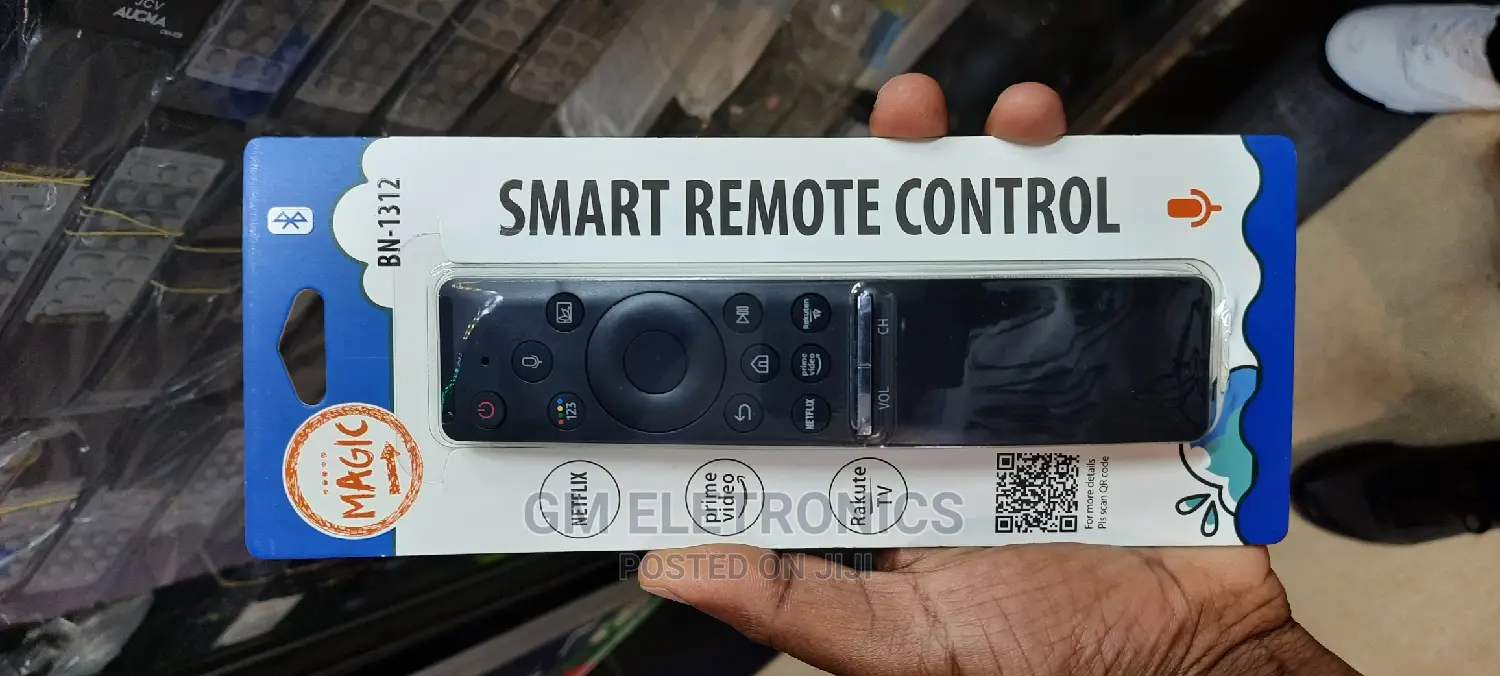 Samsung Magic Remote With Voice Button.