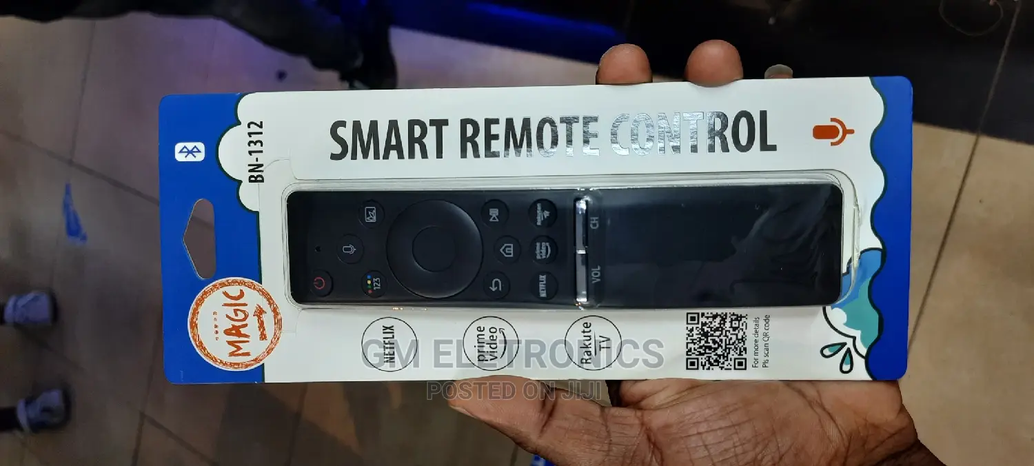 Samsung Magic Remote With Voice Button.