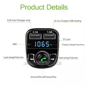 Car Fm Trasmitter Bluetooth Modulator