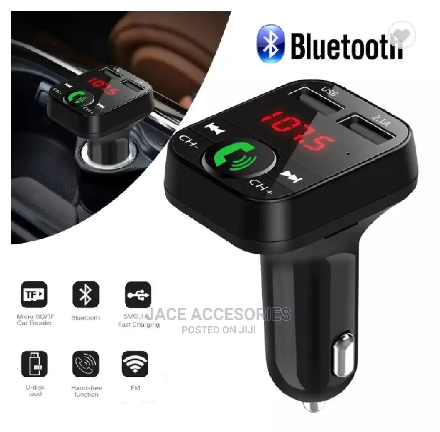 Car Fm Trasmitter Bluetooth Modulator
