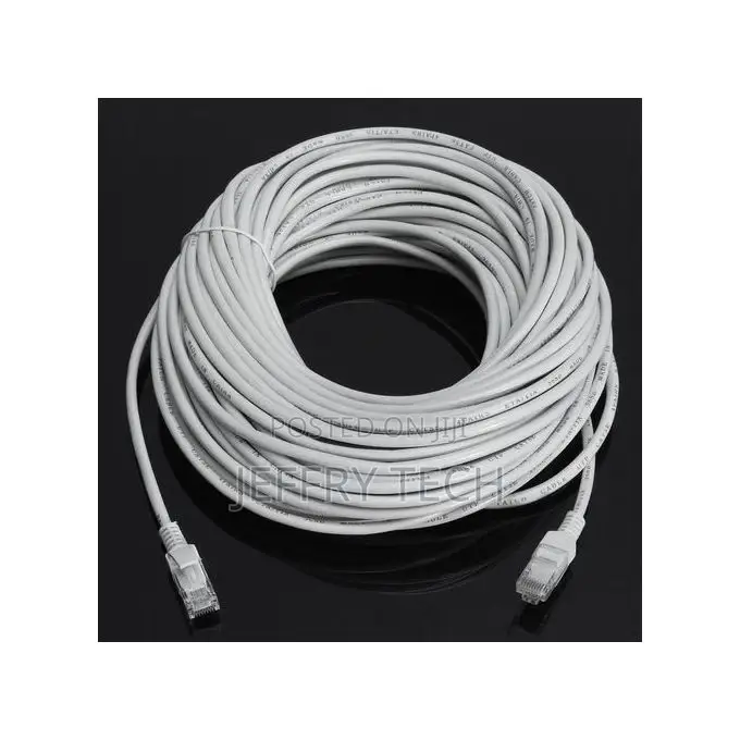 20m/82ft Cat 6 RJ45 Network LAN Cable M to M Internet Cable