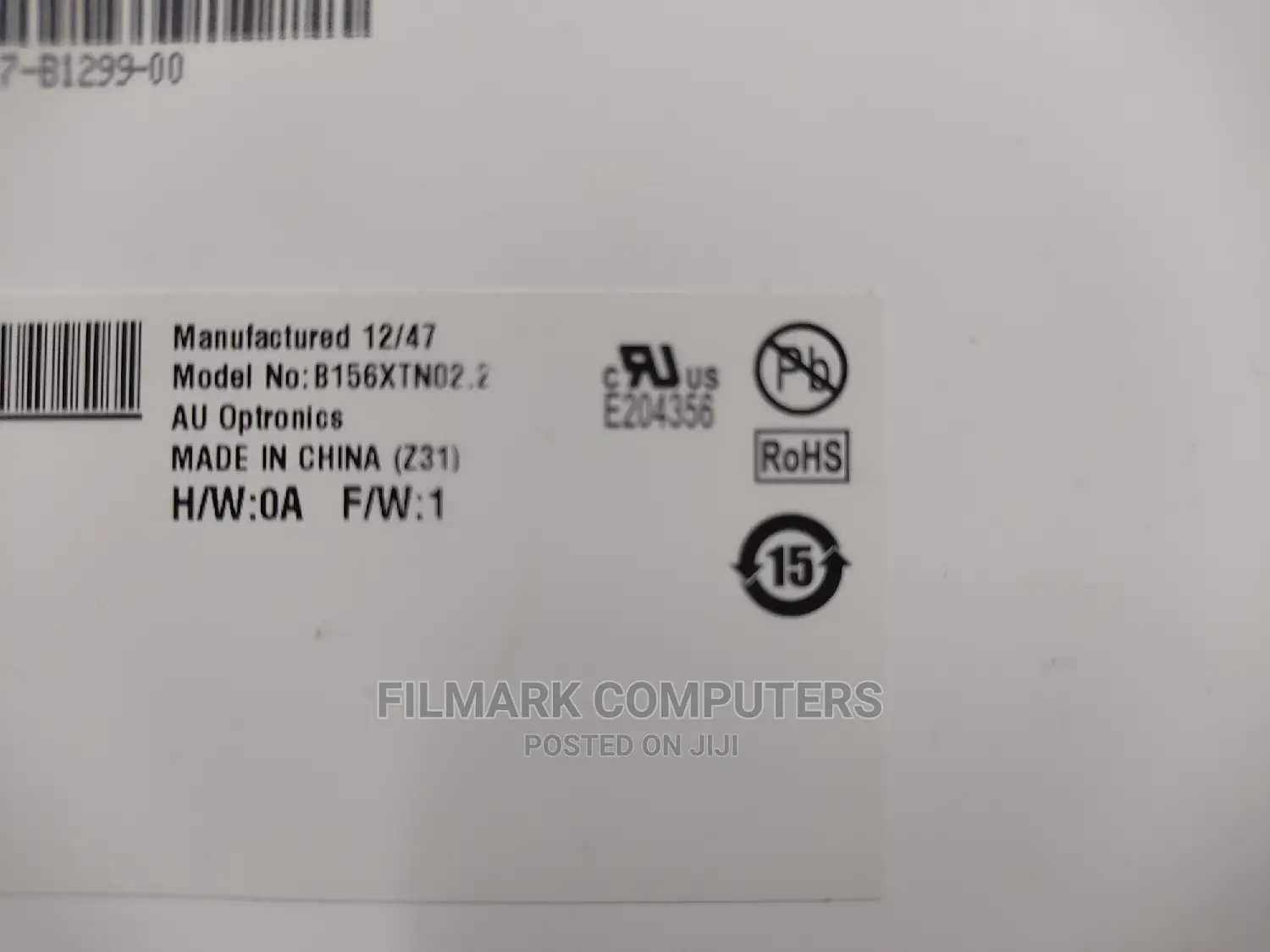 15.6 Inch 40 Pin Laptop Screen Normal