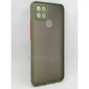 Back Cover for Oppo A15 Translucent Matte Slim Drop Protecti