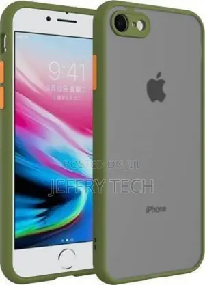 Back Cover for Apple iPhone 6 (Green, Transparent )