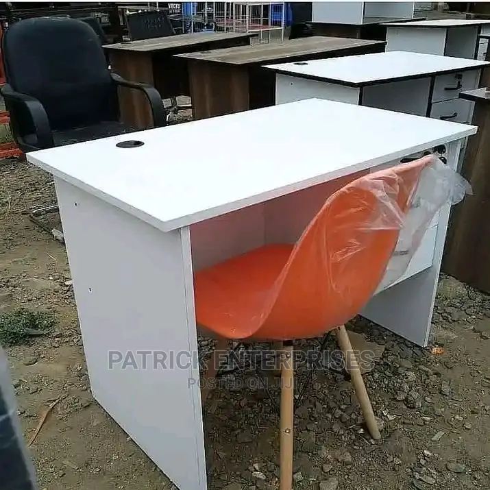 1 Mtrs Office Desk Plus Eames Chairs