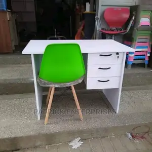1 Mtrs Office Desk Plus Eames Chairs