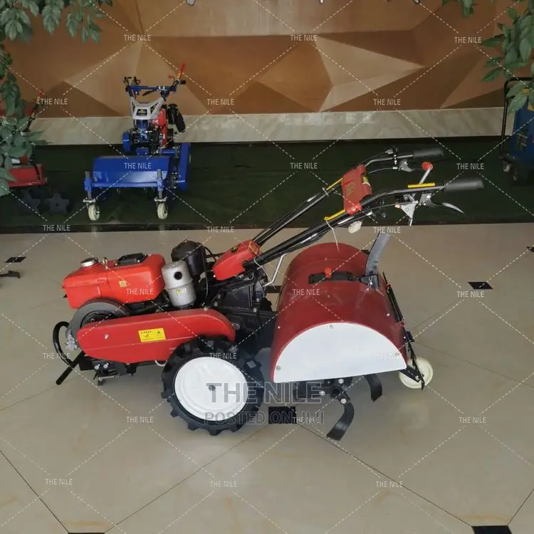 Hand Propelled 8 HP Rototiller