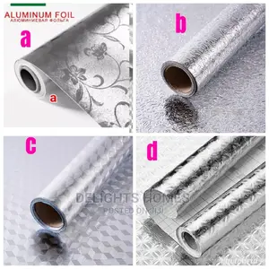 Silver Kitchen Aluminum Foil /Kitchen Table Top Mat