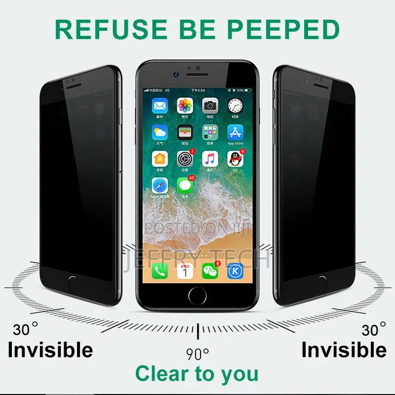 Screen Protector for iPhone XR 11 12 13 Pro Max Privacy