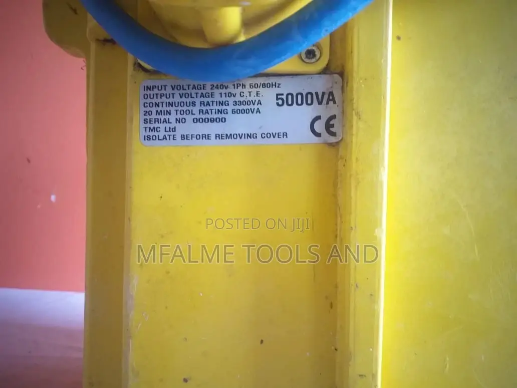 Transformers - Step Down 5.0kva Portable - Ex-Uk
