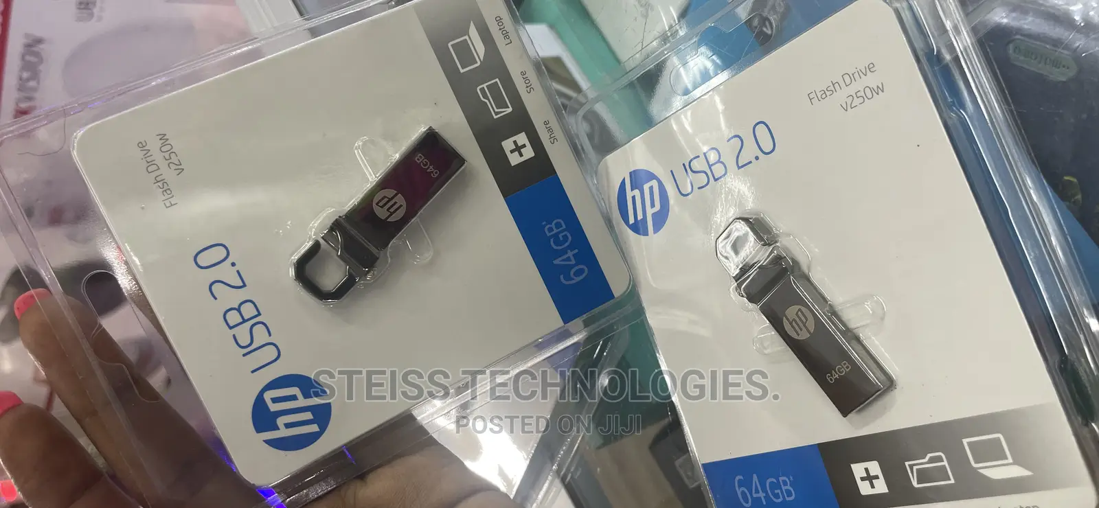 Metallic Hp 64gb Flashdisks.