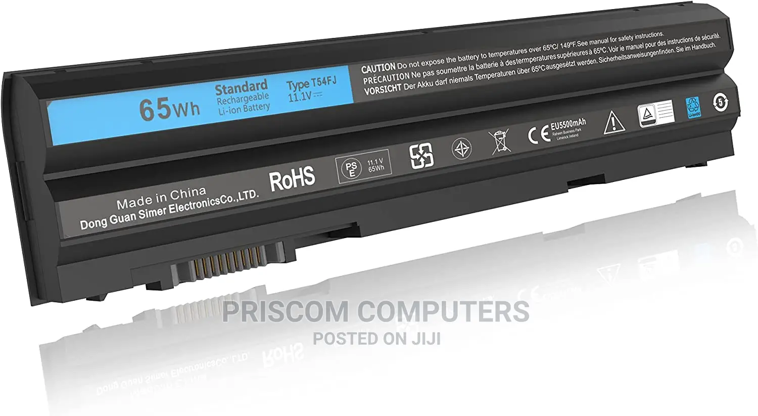 Dell Latitude E5420 E5520 E6420 E6520 T54fj Battery