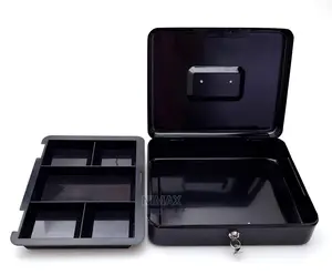 Metal Cash Box With Key Lock