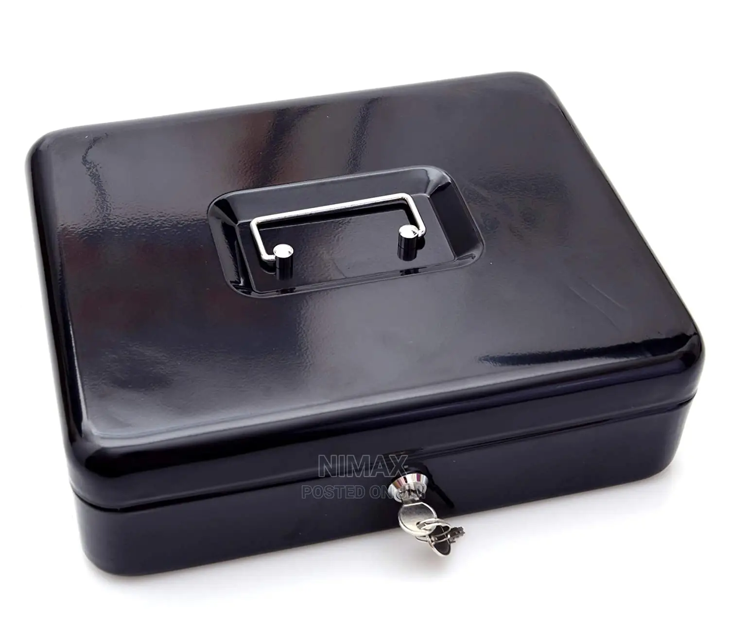 Metal Cash Box With Key Lock