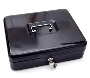 Metal Cash Box With Key Lock