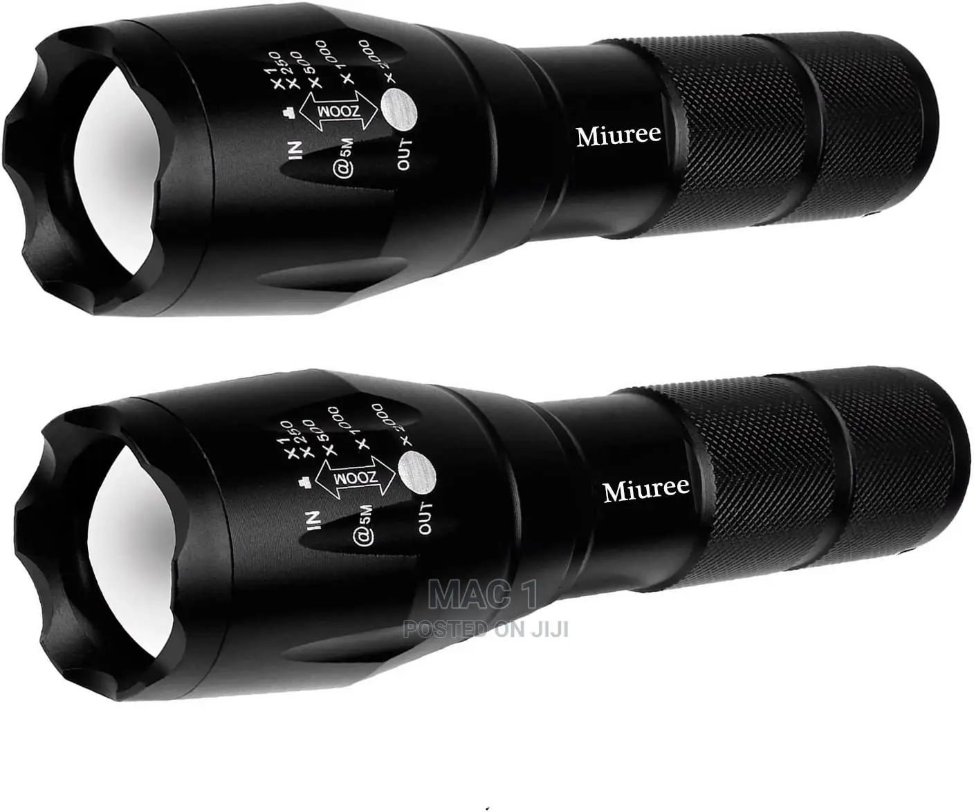 Zoomable Flashlight Metallic Mini