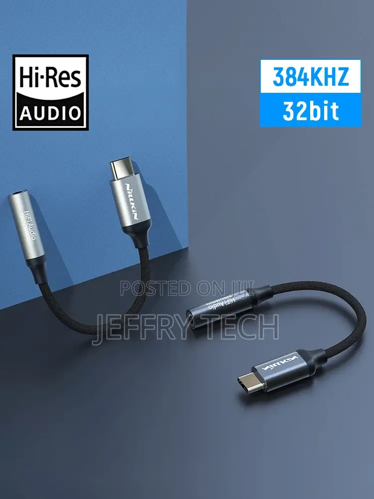 NILLKIN HIFI DAC Earphone Amplifier Type-C to 3.5mm Audio Ad