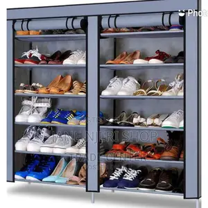 Grey Shoe Rack