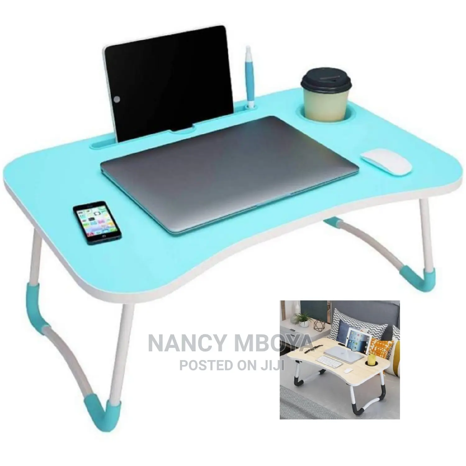 Laptop Stand Foldable With Cup Holder