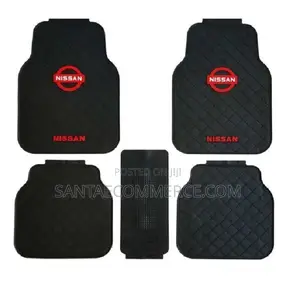 Nissan Branded 5 Seater Rubber Car Floor Mats