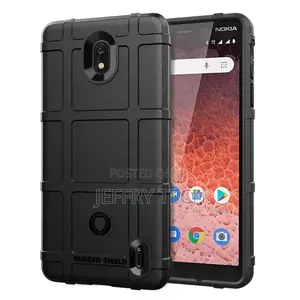 Rugged Shield Full Coverage Silicone Case for Nokia 1 Plus