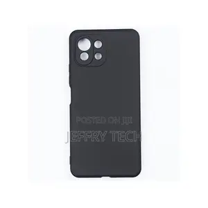 Black Silicone Case Cover for Xiaomi Mi 11 Lite