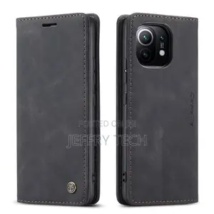 Xiaomi Mi 11 Lite Case, Retro PU Leather Wallet Case Card Sl