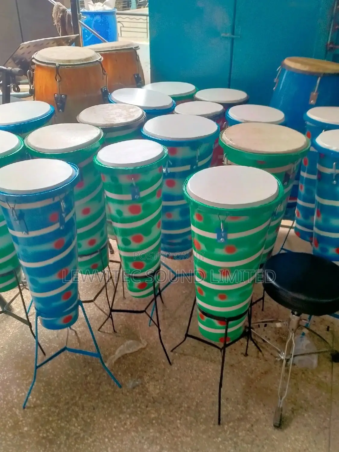 Local Flowered Drums