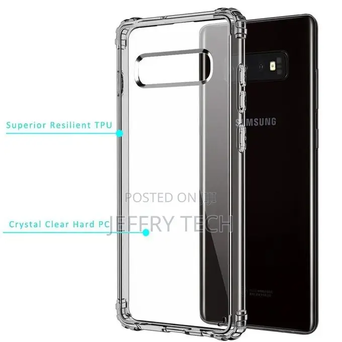 Galaxy S10 Plus Case, Crystal Clear Hard PC Panel Drop Prot