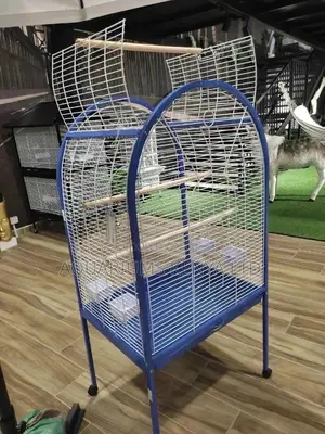 Blue Big Cage for African Grey Cage , Macaw Cage Parrots