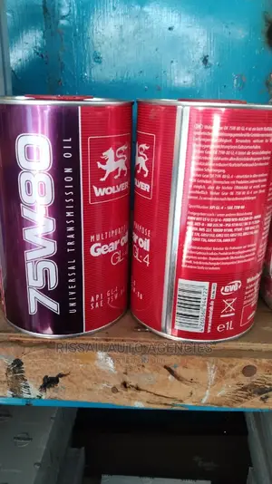 Wolver Manual Transmission Fluid API GL 4 SAE 75W80.