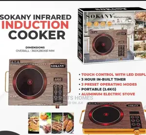 Single Plate Halogen Induction Electric Cooker