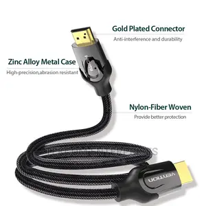 Vention Nylon Braided Hdmi Cable 3m